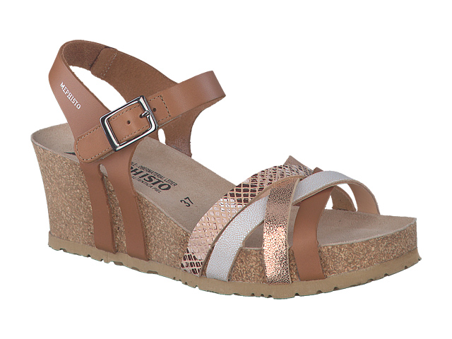 chaussure compensée camel